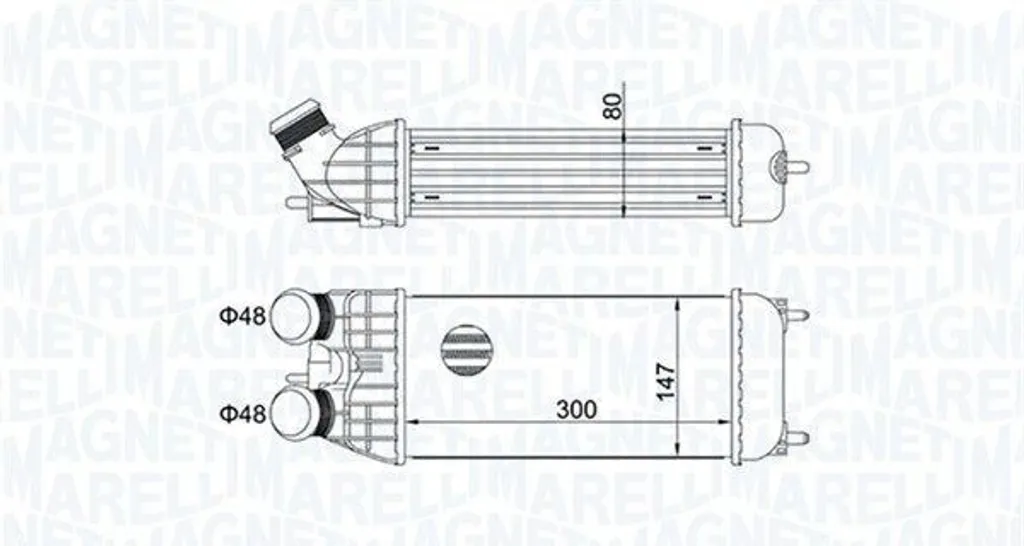 Cache-nez Magneti Marelli 351319204470, protection de nez d'origine noire