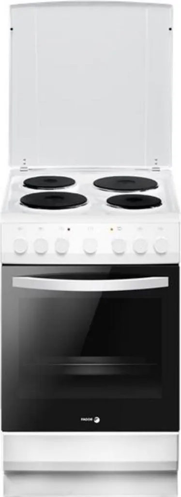 Cuisinière électrique Fagor Face103b avec 4 foyers induction blanc