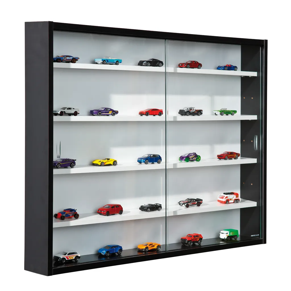 Vitrína COLLECTION avec Éclairage LED Intégré et Étagères Ajustables