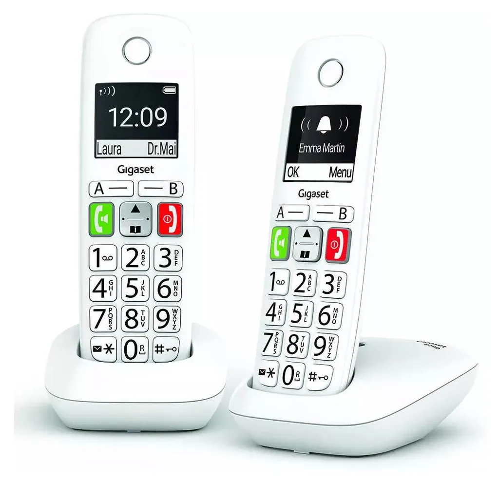 Téléphone Duo Senior Gigaset Écran Tactile Lisible et Son XL Amplifié