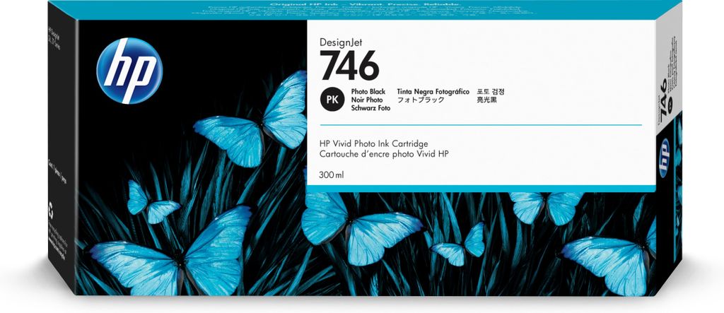 HP Ink No 746 HP746 HP 746 Photo Black Schwarz (P2V82A) Produktbild 
