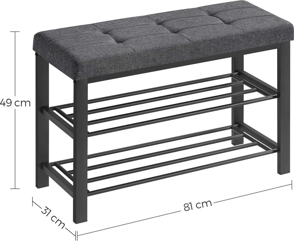 Rangement chaussures entrée Leobert gris pour organiser votre intérieur