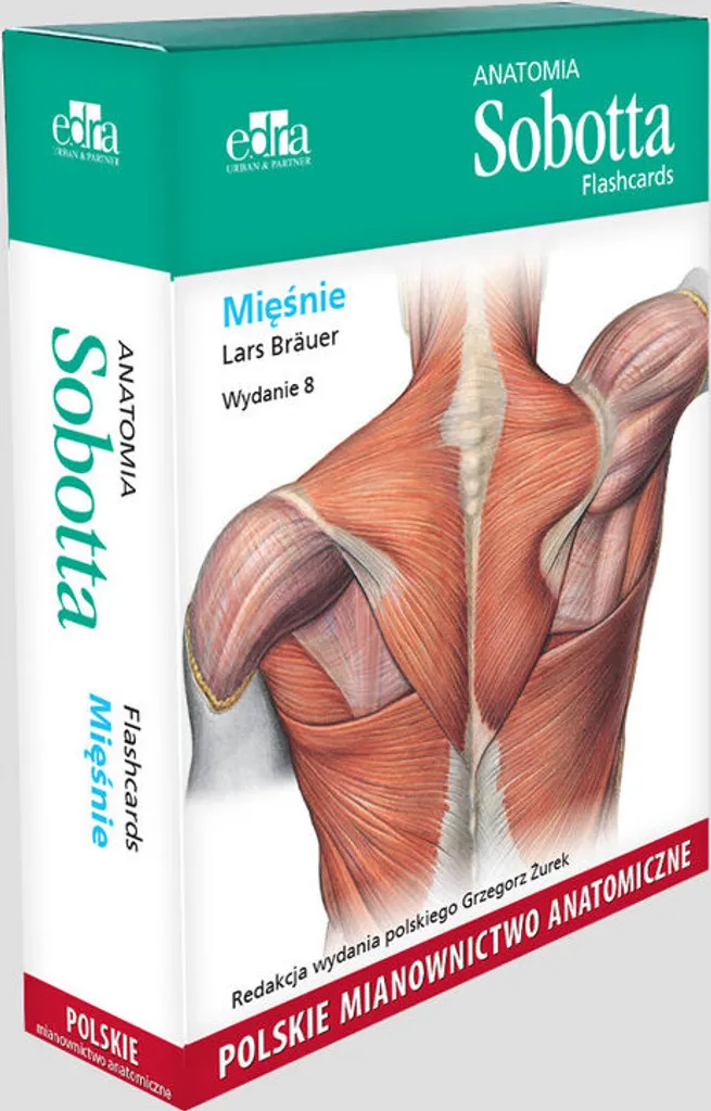 Sobotta Anatomy Flashcards Les muscles Nomenclature polonaise complète