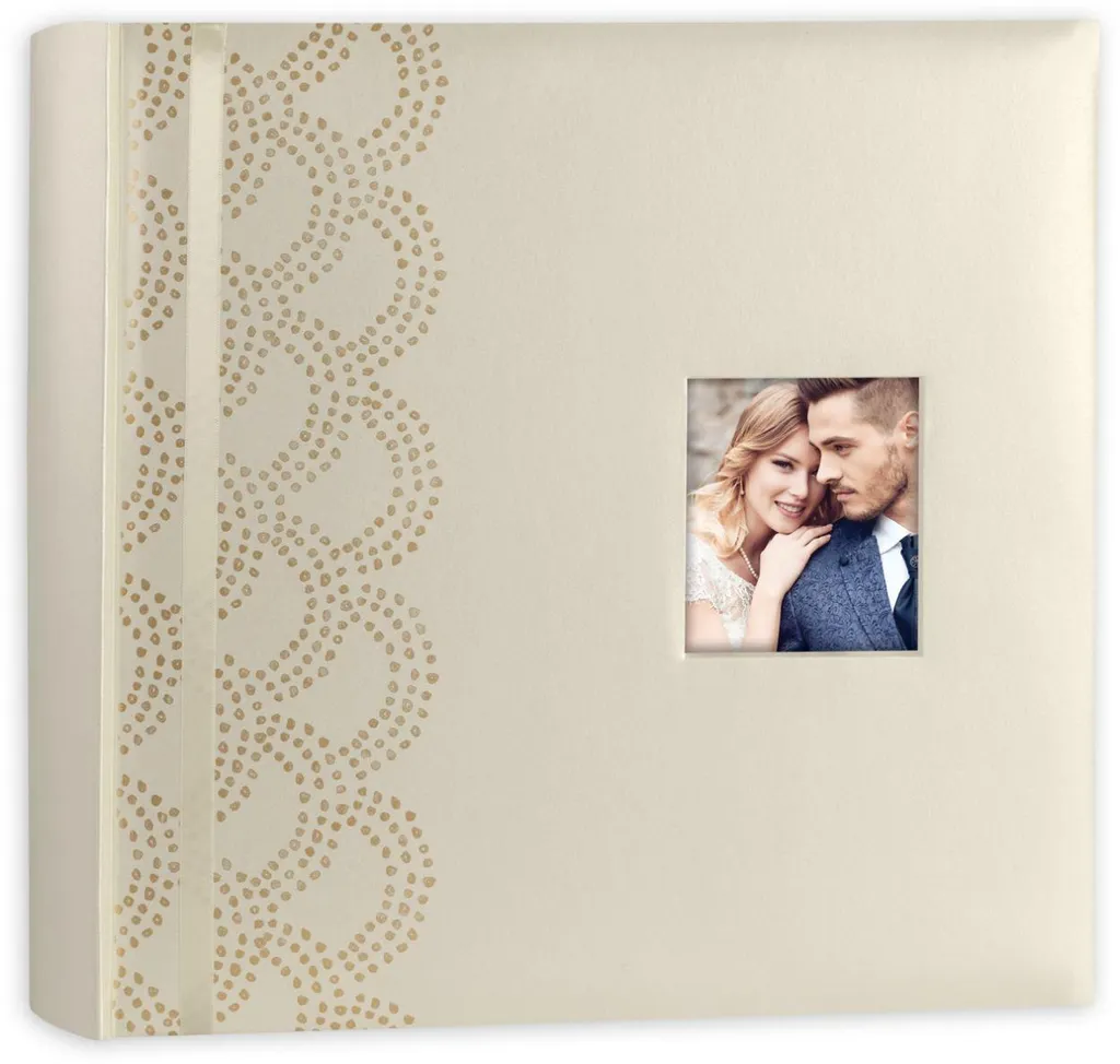 Album photo mariage ZEP Anais or 32x32 cm 100 pages blanches et pergamine