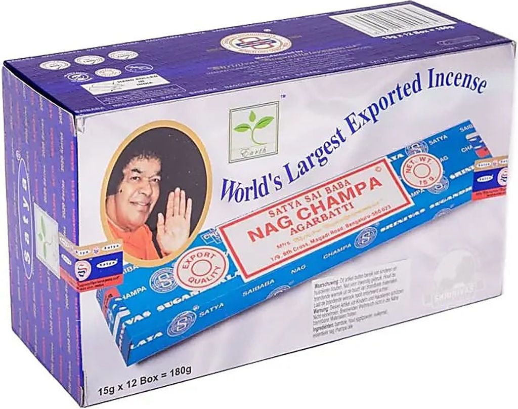 Bastoncini classici di incenso Satya Nag Champa Agarbatti - Immagine del prodotto 