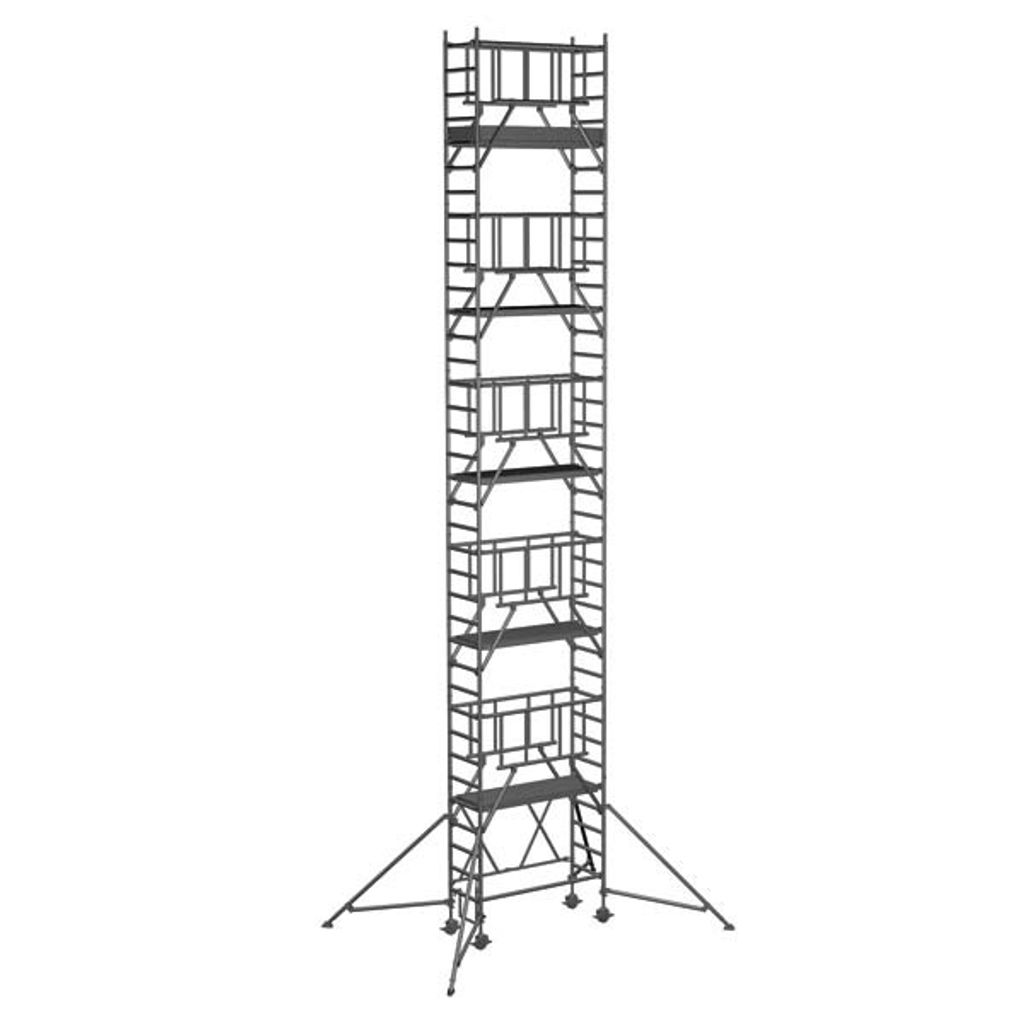 ZARGES Compactmaster S-PLUS 1T - Klappgerüst Arbeitshöhe 11,60 m 53191