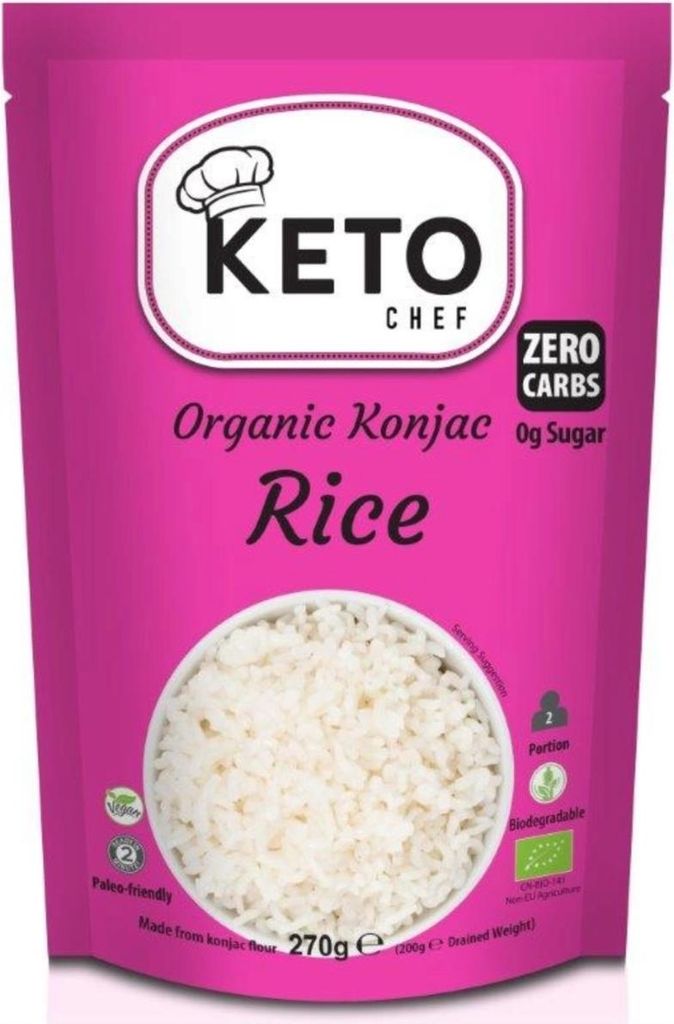 MAKARON (KONJAC) W KSZTAŁCIE RYŻU BEZGLUTENOWY270 g (200 g) Zdjęcie produktu 