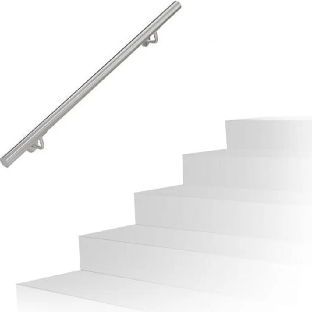 Main courante inox antidérapante et résistante - Kit complet 120 cm