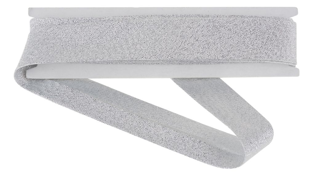 Rico Design | Schrägband 2cmx3m silber