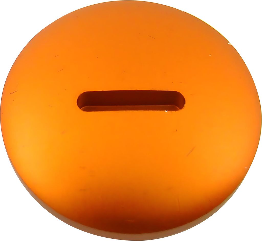 Verschlußschraube Kupplungseinstellung - Alu, orange - M500-M700