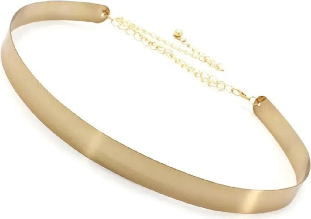 Cintura Sottile Oro 2cm KP33070 - Accessorio Must-Have per Outfit Estate