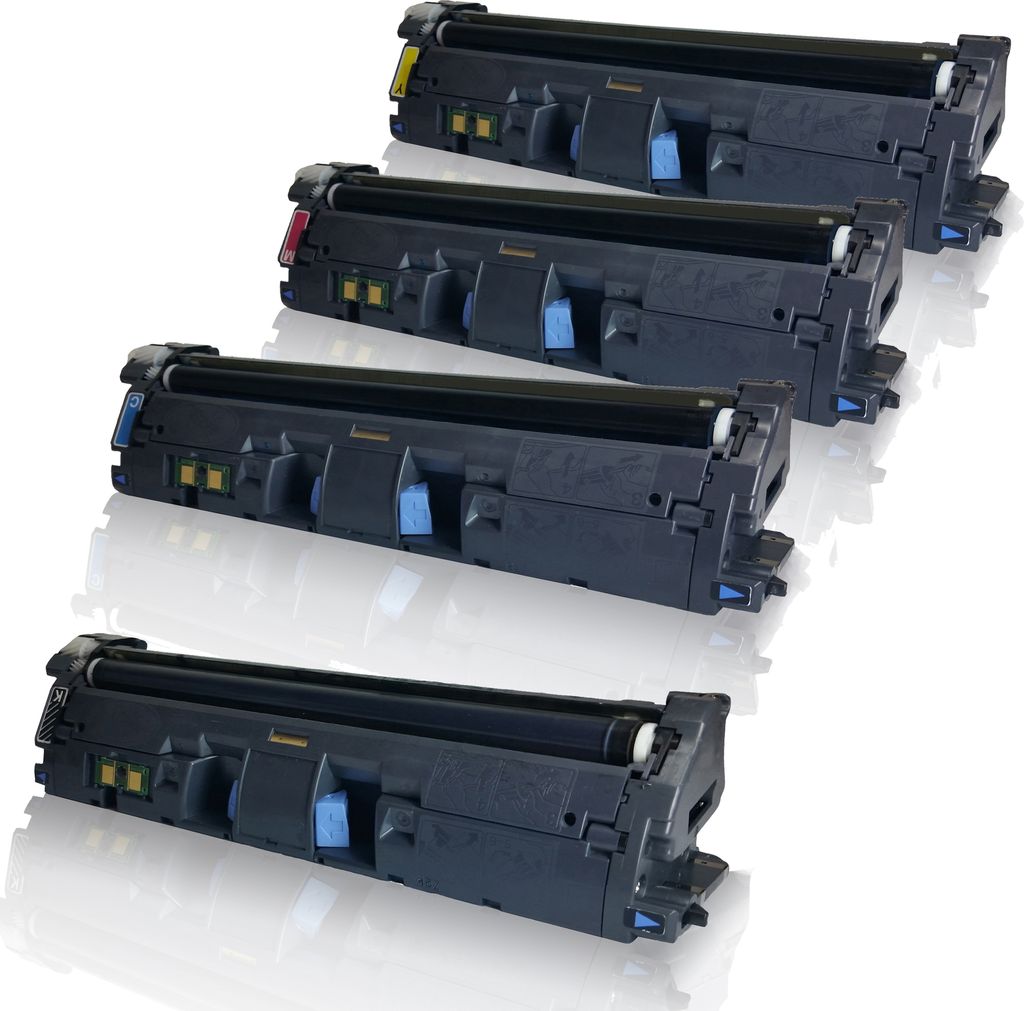 4x kompatible Tonerkartuschen für HP Color LaserJet 2500L Color LaserJet 2500 LN Color LaserJet 2500LN Color LaserJet 2500 LSE Color LaserJet 2500...