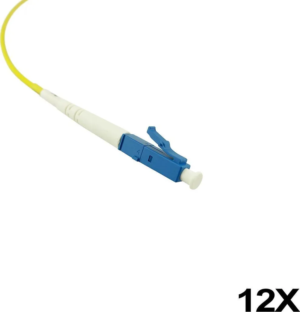 Pigtail LC/APC BlueOptics 12x G.657.A1 1m - Performance Fibra Ottica OS2