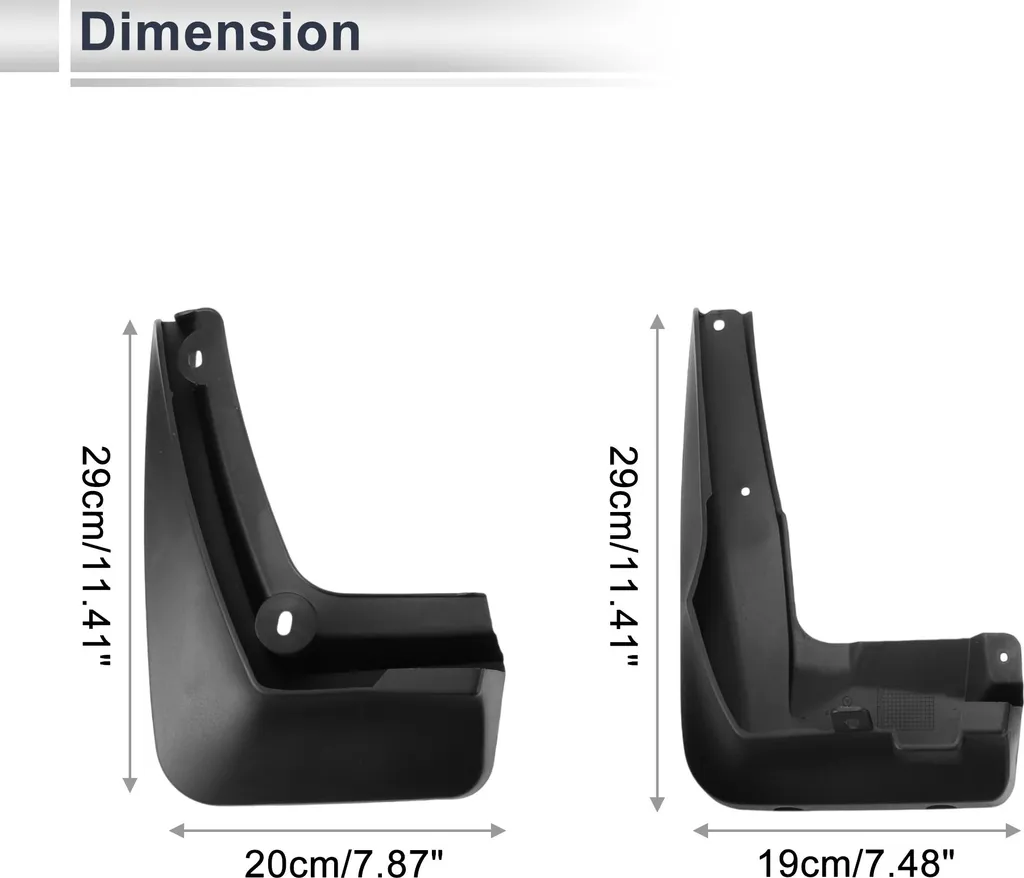 Bavettes Avant Arrière pour BMW Série 3 E90 2005-2011 avec Fixations - 3