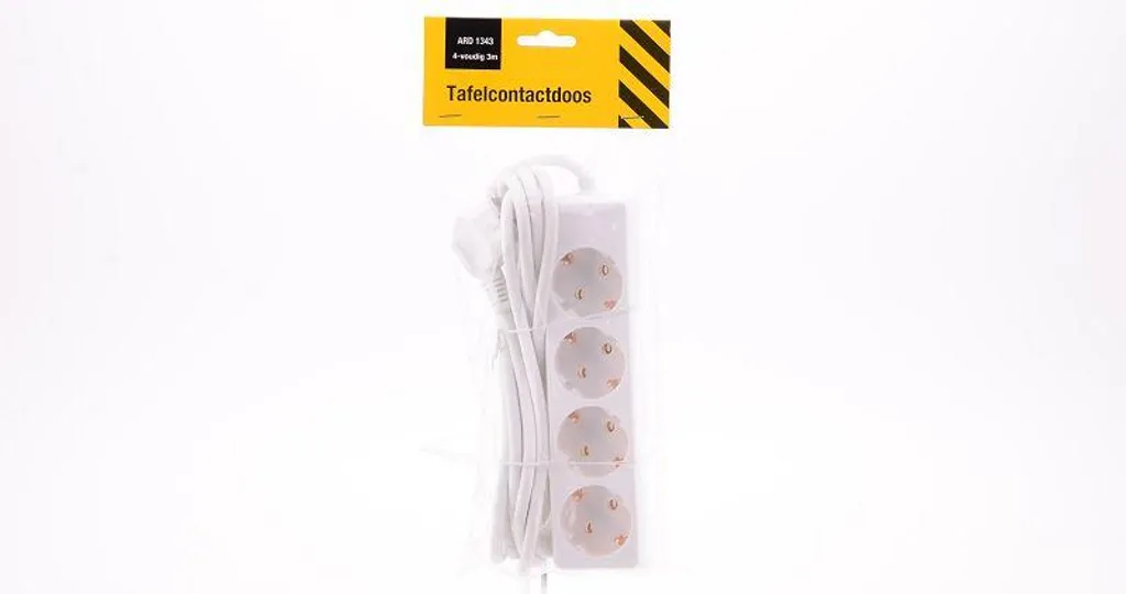 Power Strip da Tavolo 4 Posti 3m | Design Minimal per Smart Working