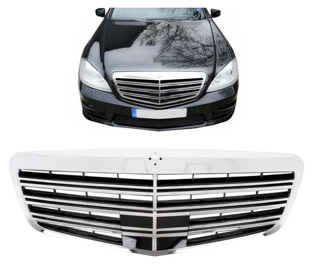 Kühlergrill für Mercedes W221 S-Klasse Facelift 2011-2013 Produktbild 