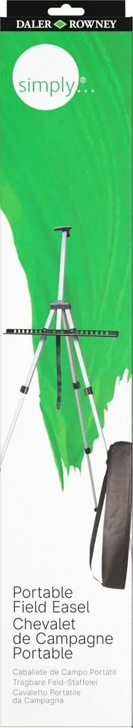 Chevalet de peinture Daler Rowney Simply Field en aluminium noir léger