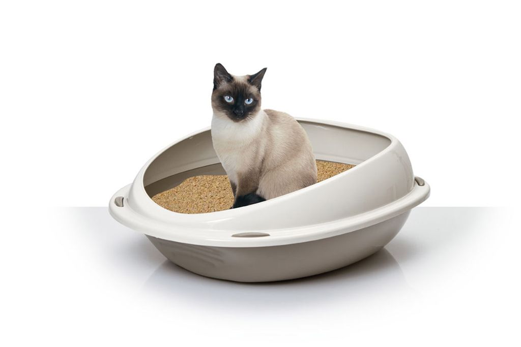 Rohrschneider Katzentoilette Shuttle, Grau, Beige, 21995000