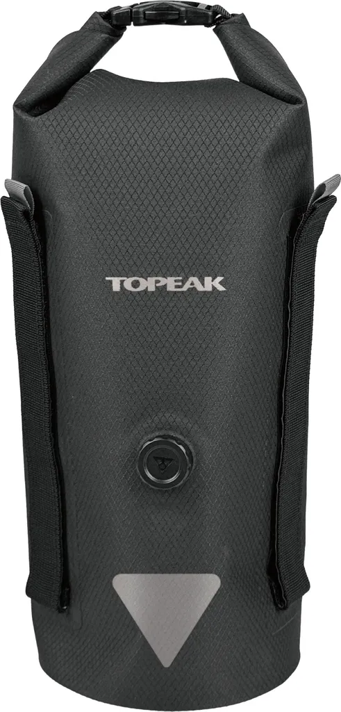 Sacoche de fourche étanche 4l Topeak Drybag noire pour vélo de voyage
