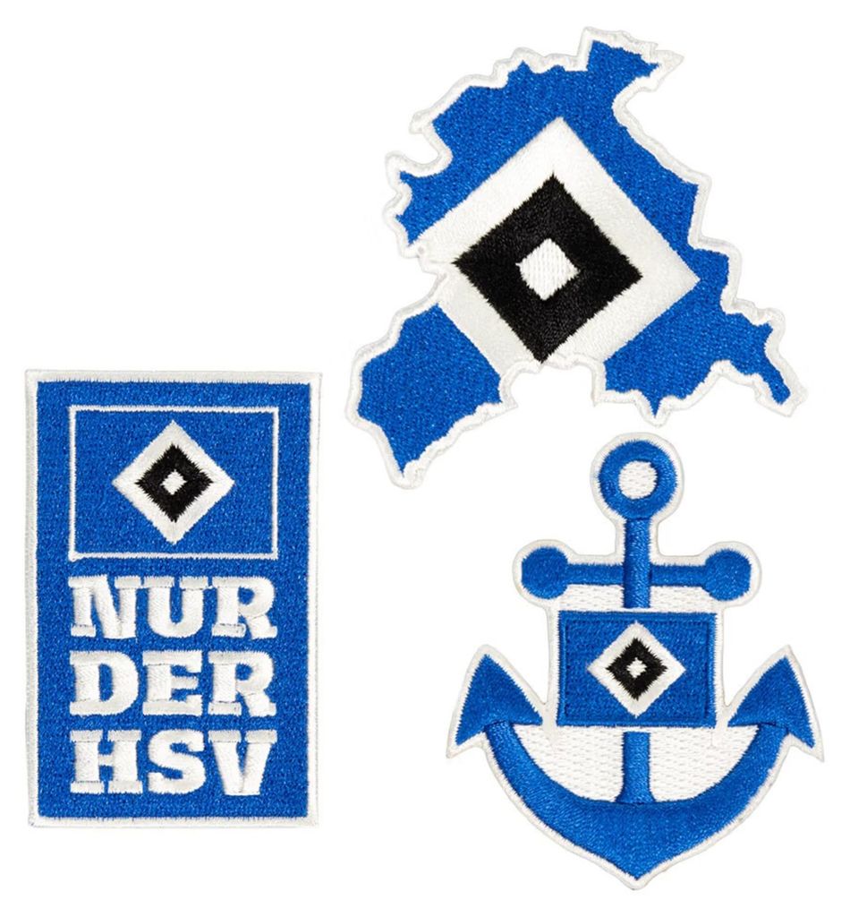 Hamburger SV HSV Aufnäher 3er Set Produktbild 