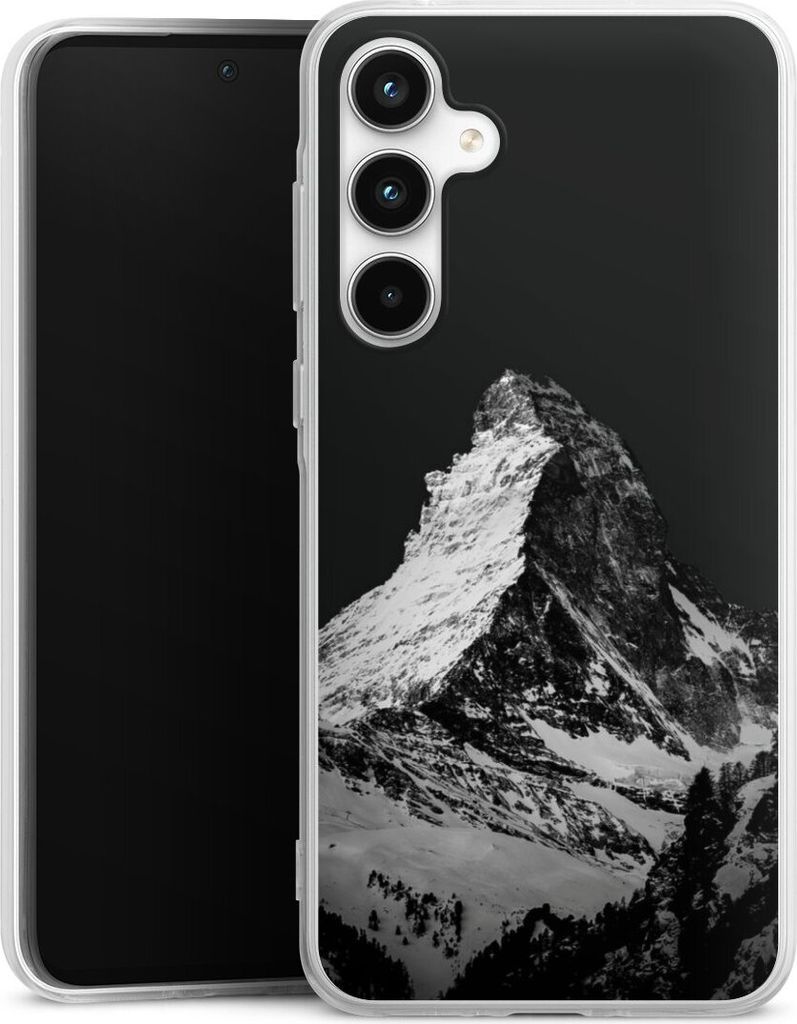 DeinDesign Handyhülle für Samsung Galaxy A35 5G Silikon Hülle Case Smartphone Schutzhülle Alpspitze Berg Schnee