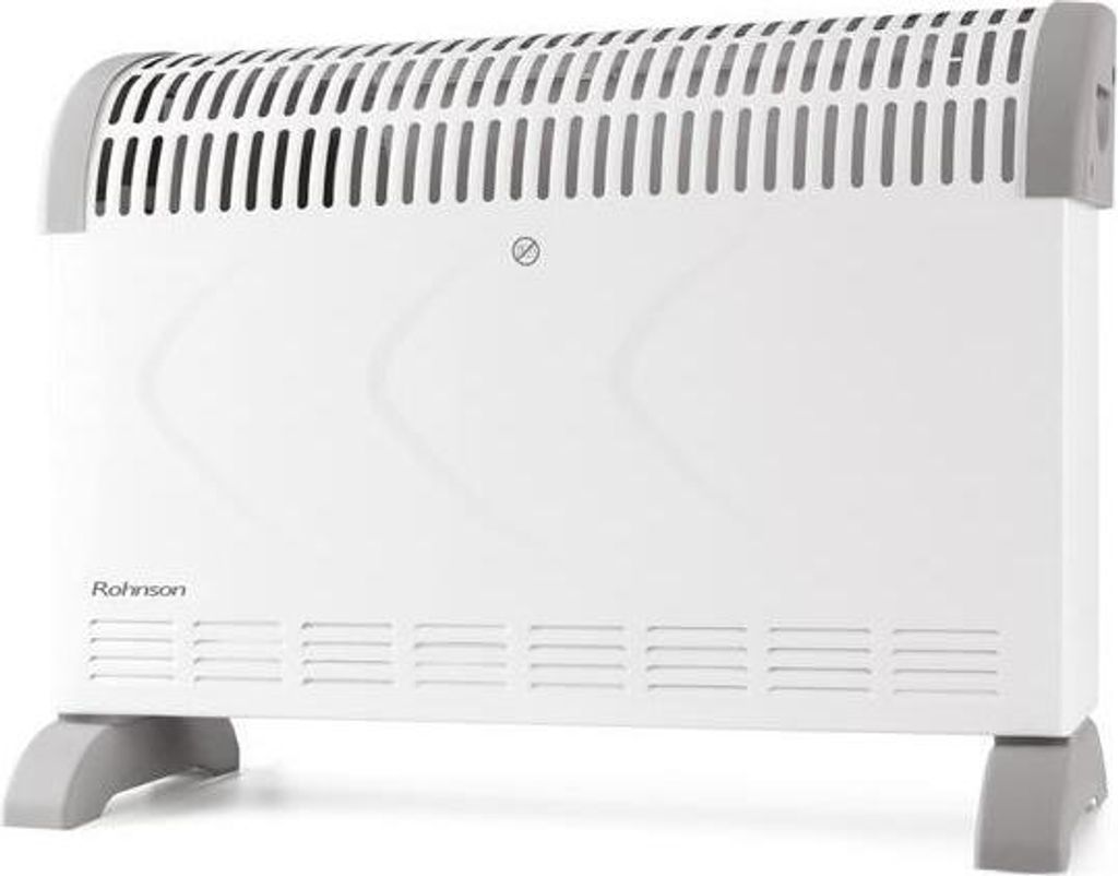 Konvektor R-084 mit 2000 W Heizleistung, 3 Stufen, Thermostat und Gebläse, 38,2x52,1x20 cm