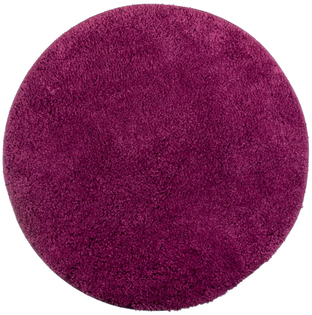 Tapis de bain absorbant rond 60cm pour salle de bain propre et sèche