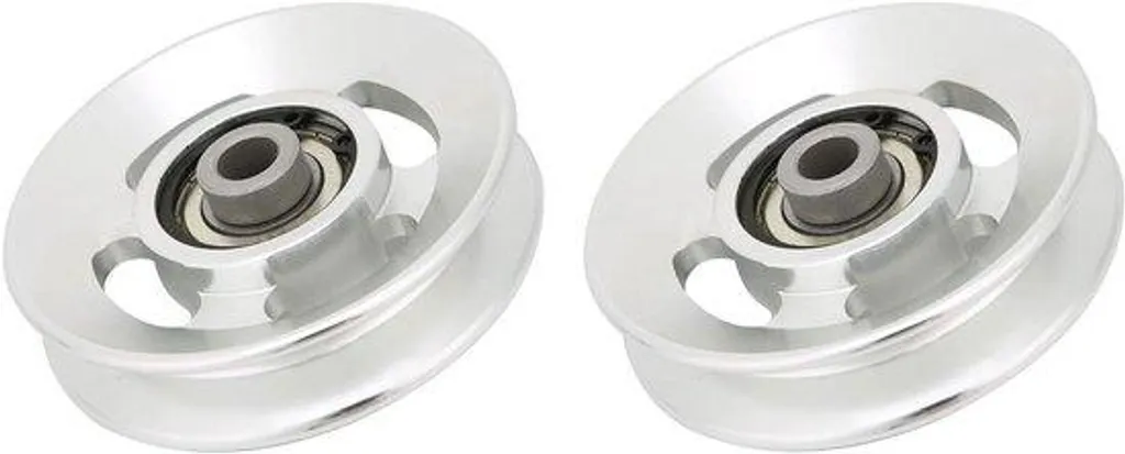 Roue d'Entraînement Fitness en Aluminium avec Roulement Fluide - 2 Pièces