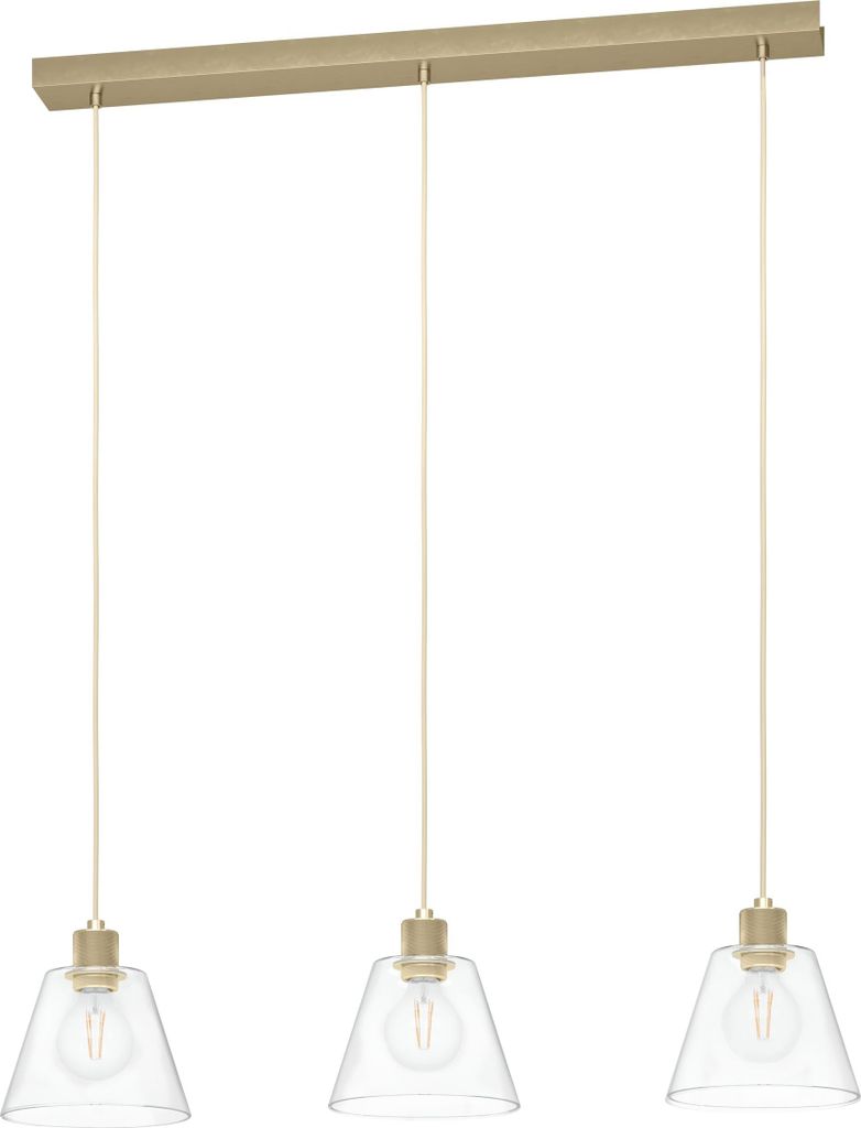 Eglo 43634 COPLEY E27 trojité závesné svietidlo 900x200mm Obrázok produktu 