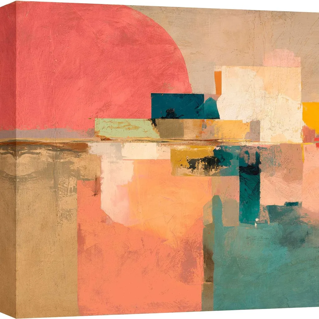 Sublimez vos murs vides avec la toile Jim Stone 40x40 cm - Art moderne