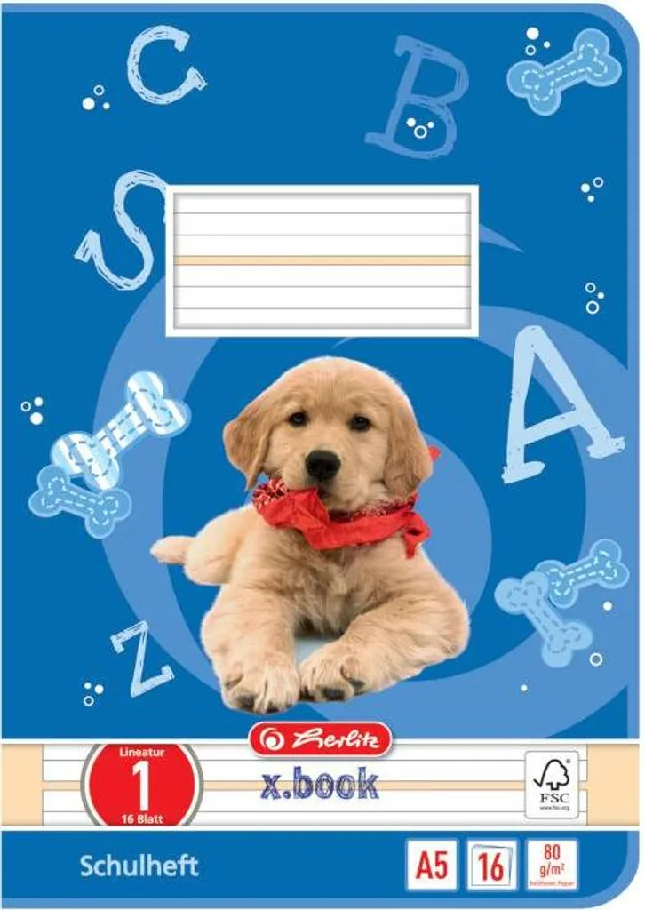 Quaderno Herlitz x.book DIN A5 Righe - L'Originale per la Scuola