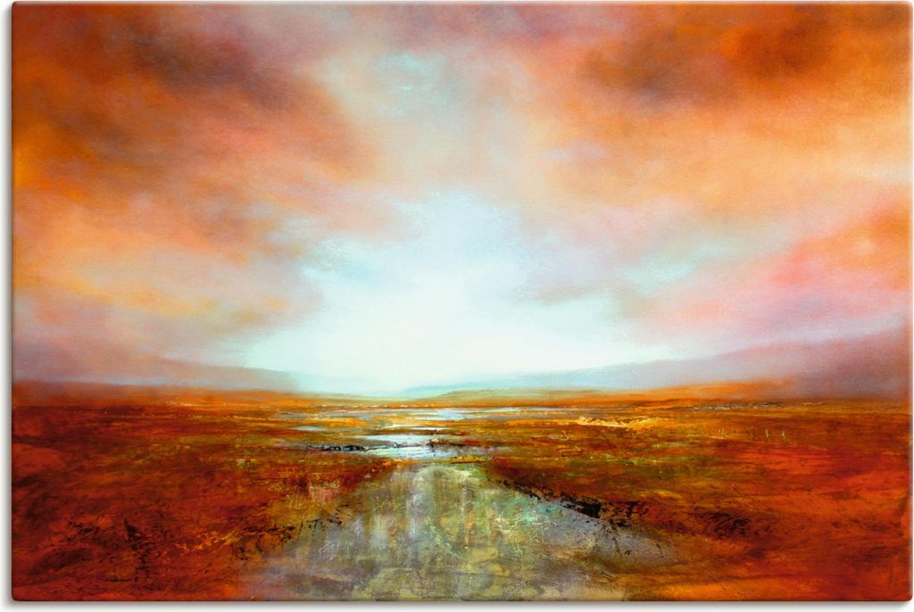 ARTland Leinwandbild Weites Land Größe: 60x40 cm