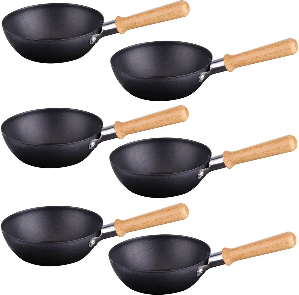 Set 6 Padelline Wok per Bambini e Adulti Syntrox - Antiaderenti