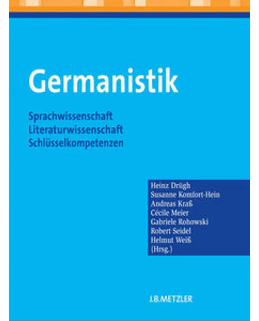 Livre Germanistik : guide de référence en linguistique et lettres allemandes