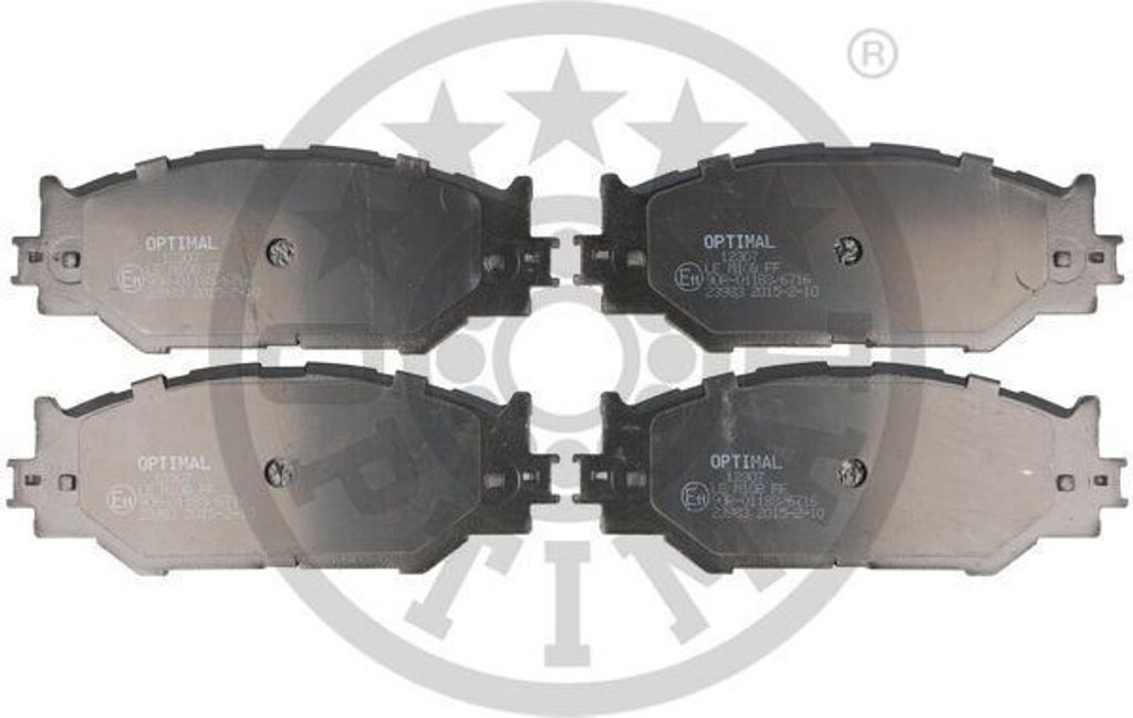 OPTIMAL Bremsbeläge Satz Vorne Bremsklötze für LEXUS IS II (GSE2, ALE2, USE2) BP-12307
