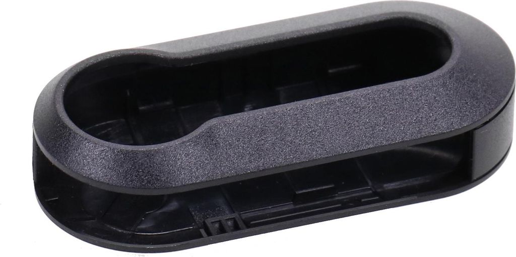 Couvercle de clé Key Cover Clé de voiture noire pour Fiat Image du produit 