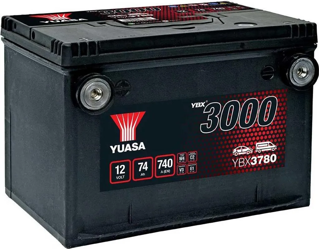 Yuasa 12V 74Ah 740A - Batterie de Démarrage Haute Performance 574012068