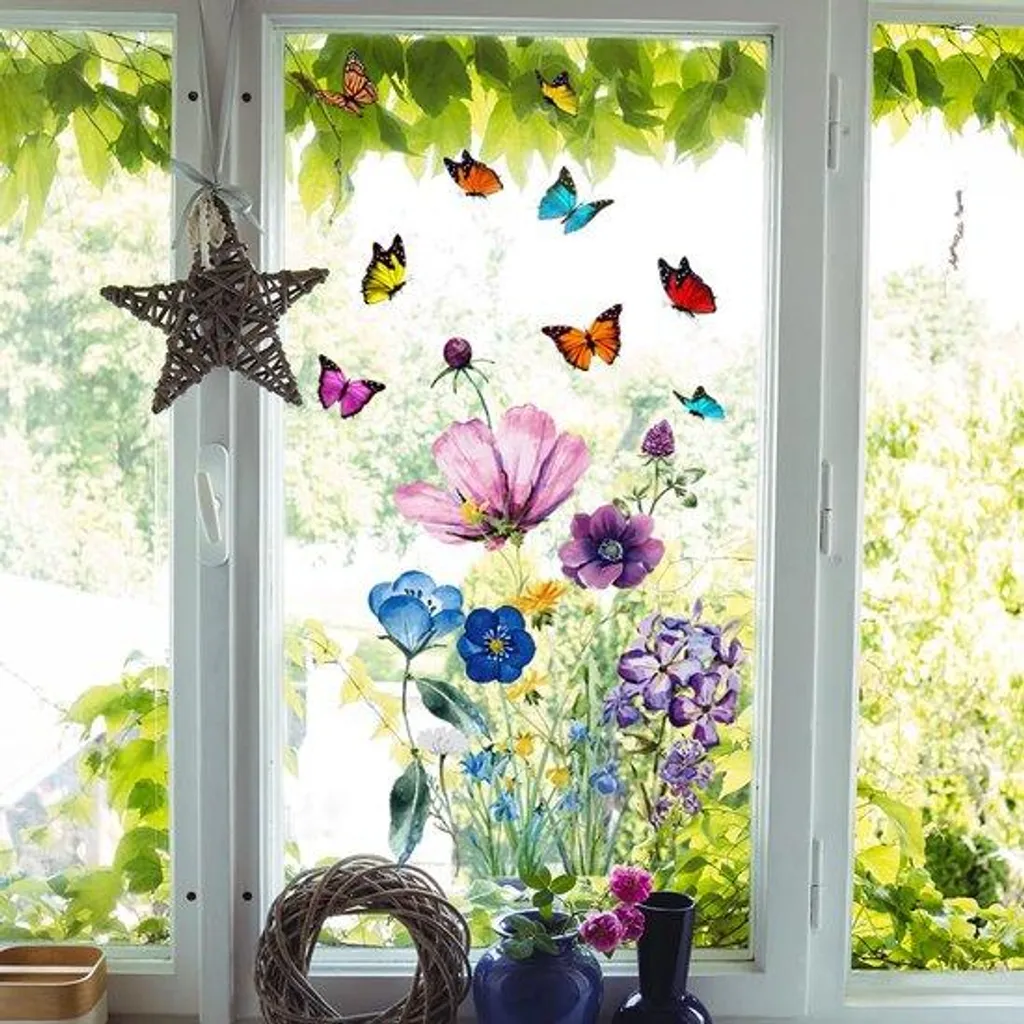 Film adhésif floral : relooker les meubles de chambre d'enfant DIY