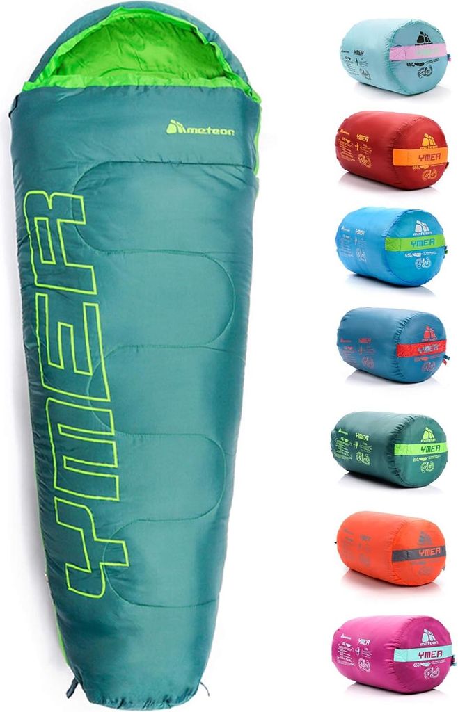 meteor Premium Kinder-Schlafsack Sommer Ultraleicht Kinder Hüttenschlafsack Komfortbel Jugendliche Camping Deckenschlafsack Outdoor Leicht Herbst