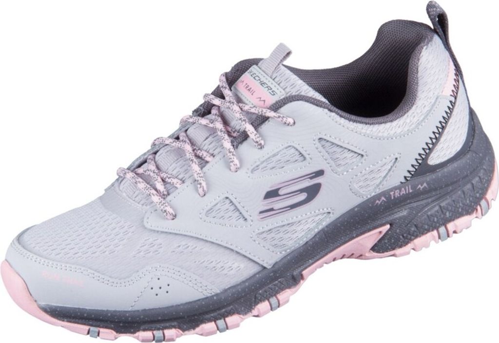 A single Skechers trail shoe is shown against a white background.