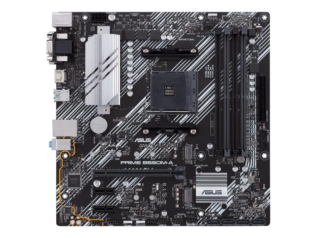 PRIME B550M-A/CSM Carte Mère micro ATX AMD Ryzen PCIe 4.0 et M.2