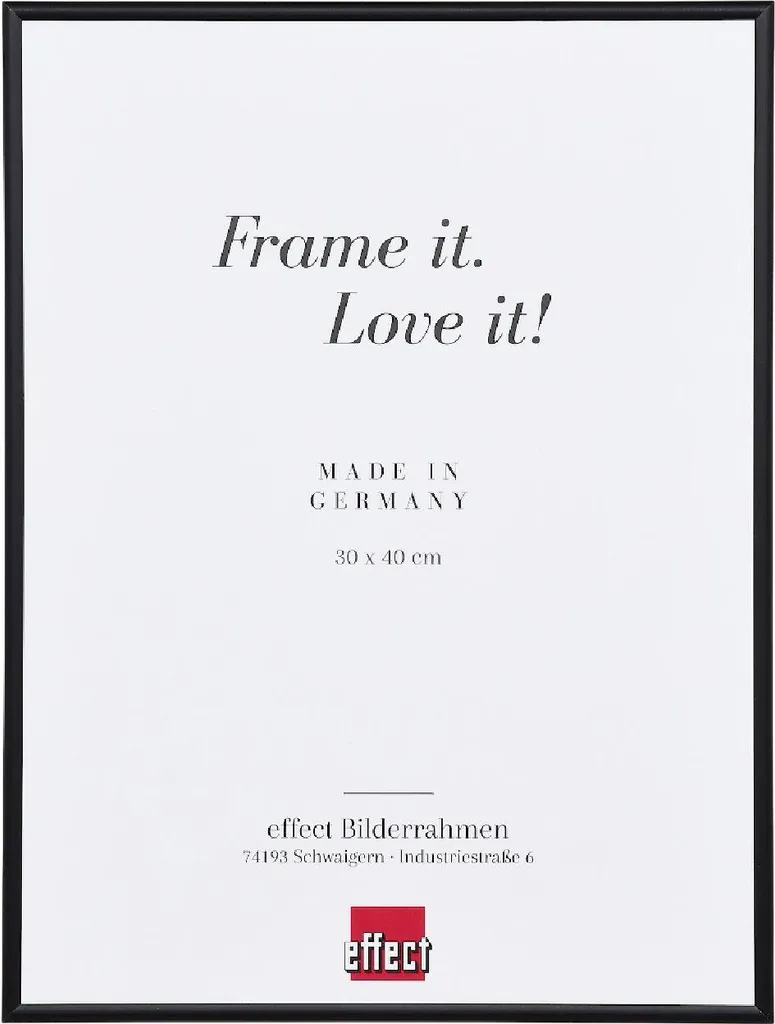 Cornice Alluminio A2 42x59,4 cm Nero Effect Serie 1 | Shop Online