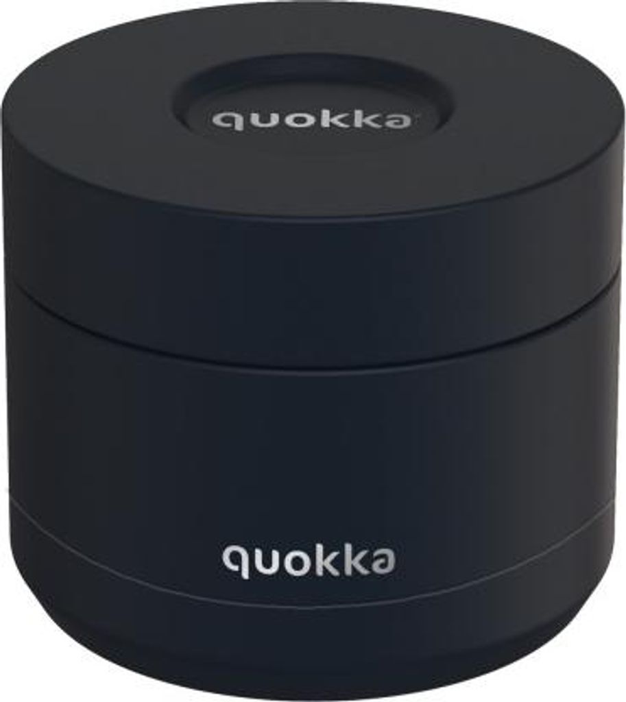 Quokka Whim, Edelstahl Lebensmittelbehälter Schwarz, 360ml, Produktbild 