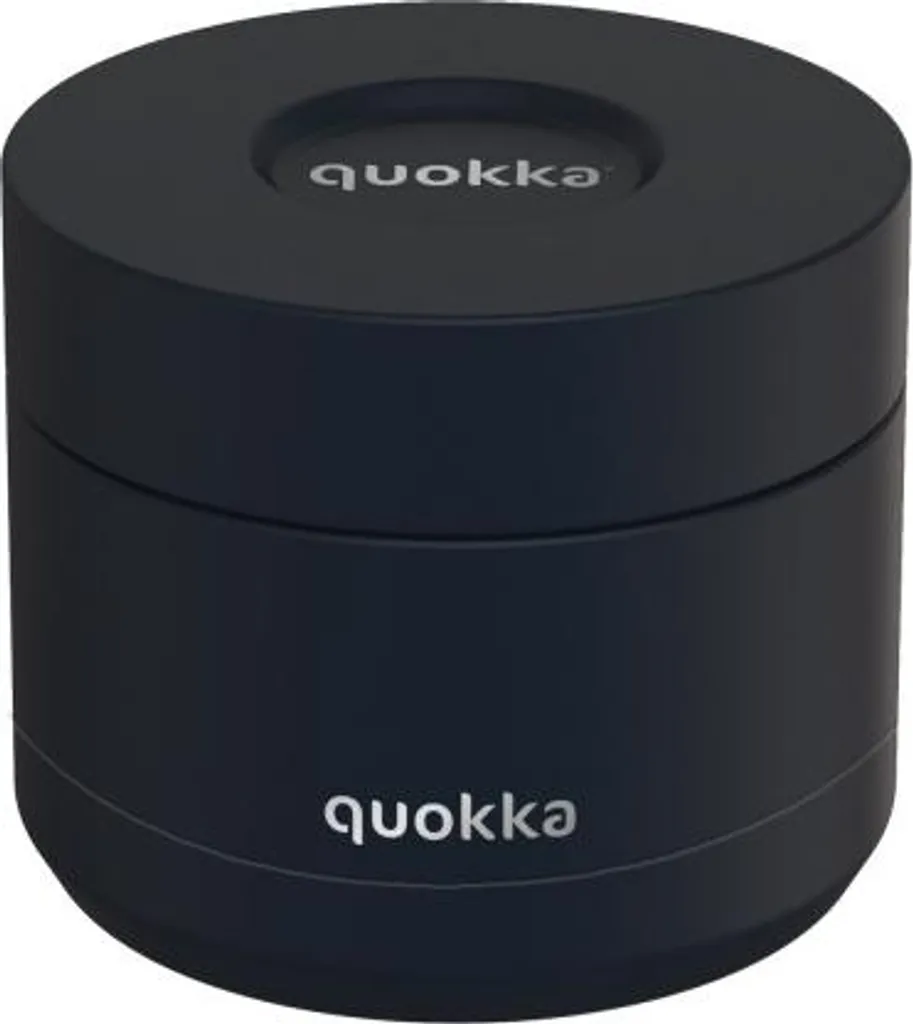 Quokka Whim, contenitore per alimenti in acciaio inox nero, 360ml, 40014