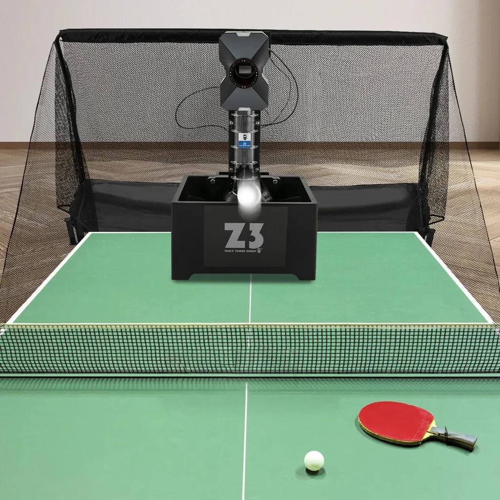 Lance-balles automatique de ping-pong avec 10 modes et télécommande 2.4G - 6