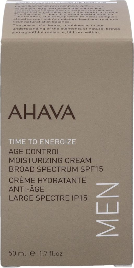 Ahava Men T.T.E. Age Control Moisturizing Cream SPF15 Produktbild 