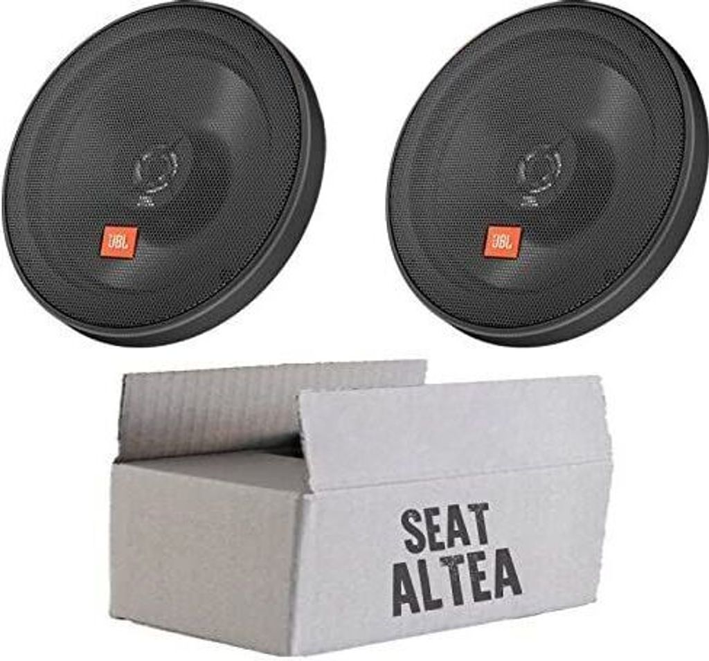 JBL STAGE2 624 | 2-Wege | 16,5cm Koax Lautsprecher - Einbauset passend für Seat Altea - justSOUND