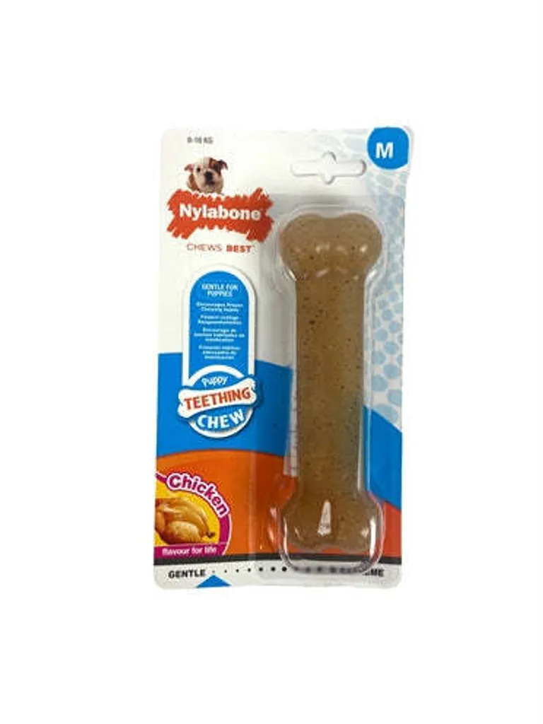 Nylabone Puppy Chew Pollo: Gioco Masticabile per Cuccioli in Crescita