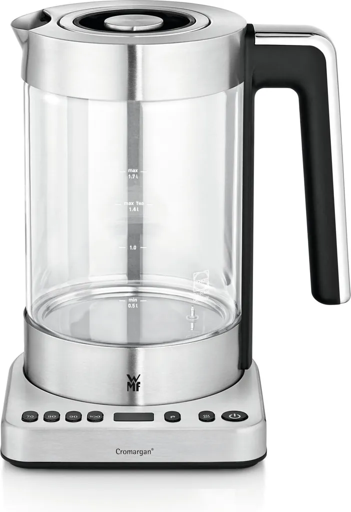 Bouilloire 3000W WMF Lono à ébullition rapide en Acier et Verre 1,7L