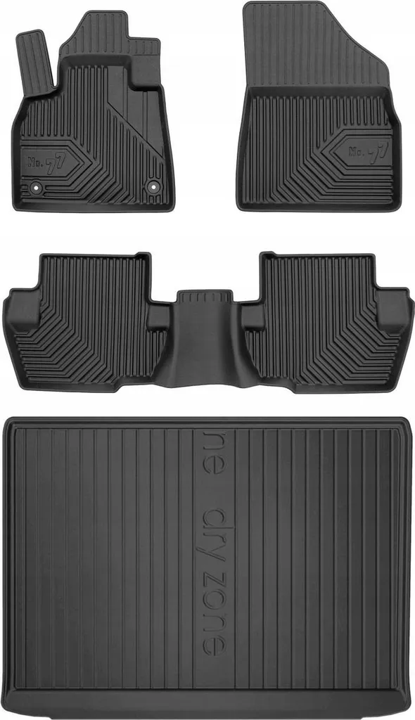 SET 77 Tappetini in gomma e copertura CITROEN DS5 Hatchback 2011-2015